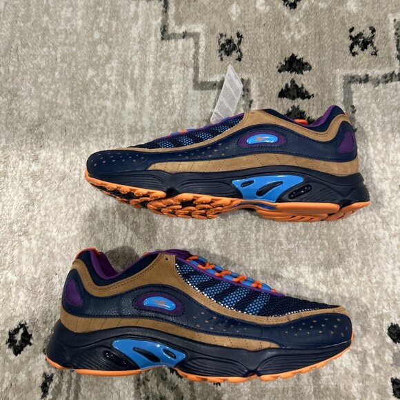 Reebok Daytona DMX II Sneakers Men\'s Size 11 Brown/ Purple/ Orange EG1656 main image 8